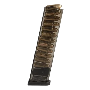 Carbon Smoke 12rd (9mm) mag for Glock 43