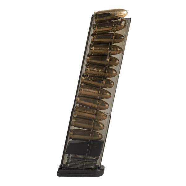 Carbon Smoke 12rd (9mm) mag for Glock 43