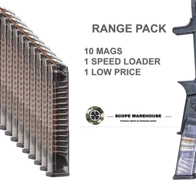Range Pack — ETS C.A.M. Loader + Carbon Smoke GEN2 32-Round Glock Mags